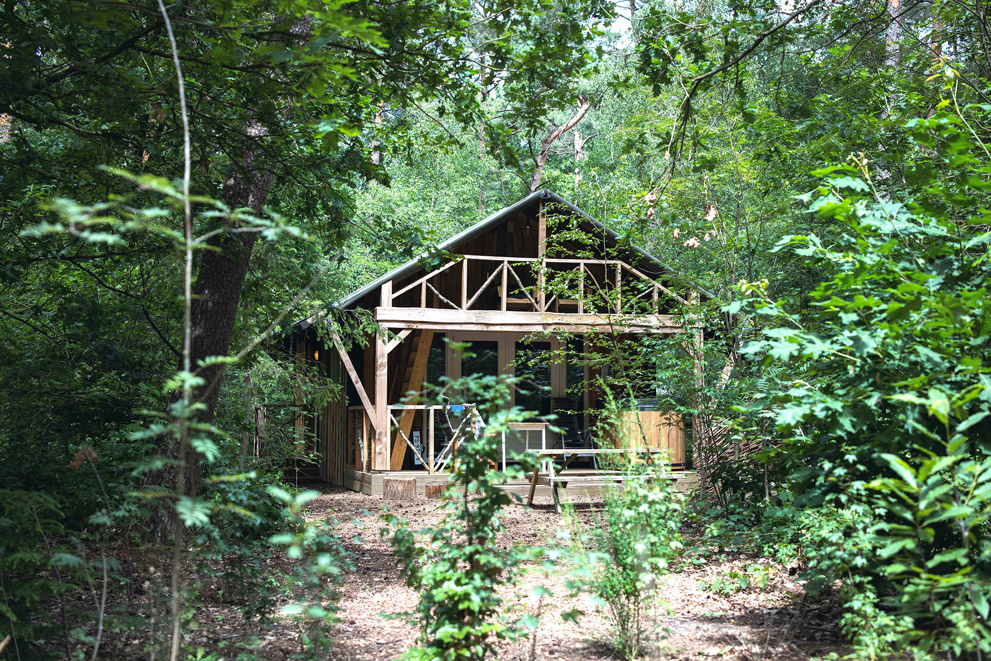 Bushlodge met veranda (2 personen) - Afbeelding 4