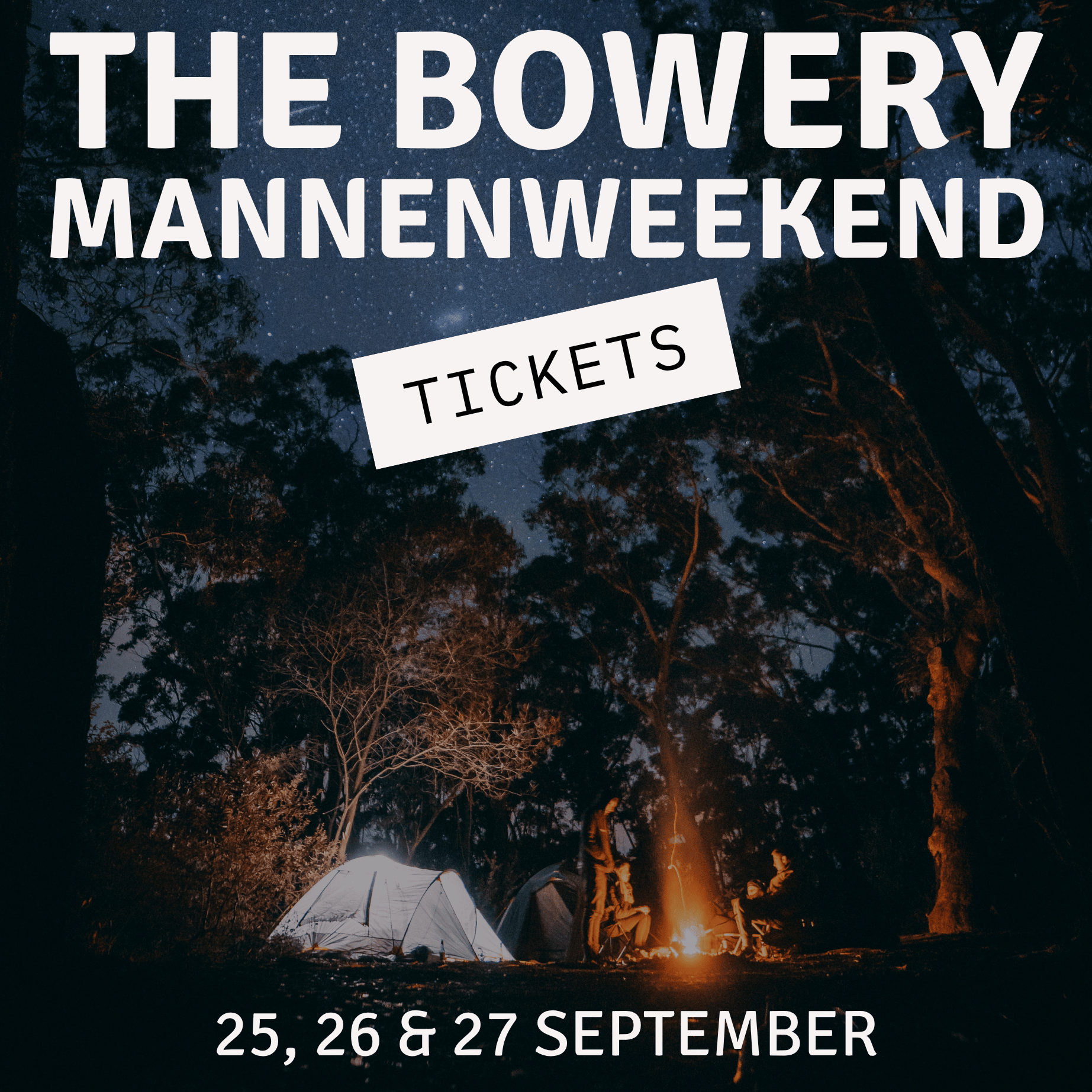 Bowery Weekendticket (excl. verblijf)